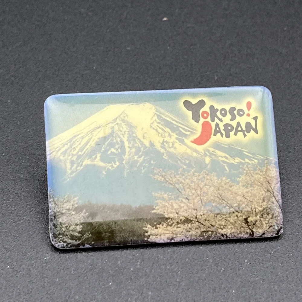 Yokoso! Japan Welcome Mount Fuji Lapel Hat Pin